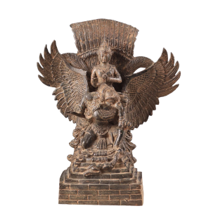 Vintage Indonesian Bronze Vishnu Garuda Vahana 13" Heritage | Jaipurio